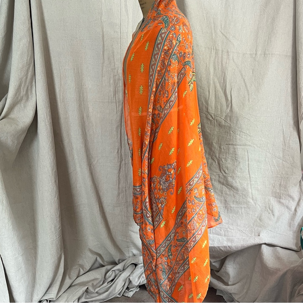 Sundance Large Rectangular Patterned Wrap Scarf - image 3